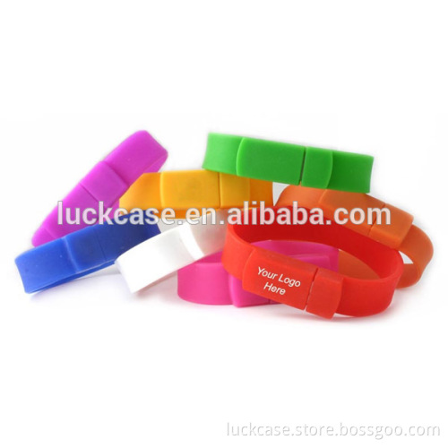 Promational Silicone Bracelet with USB Flash Drive